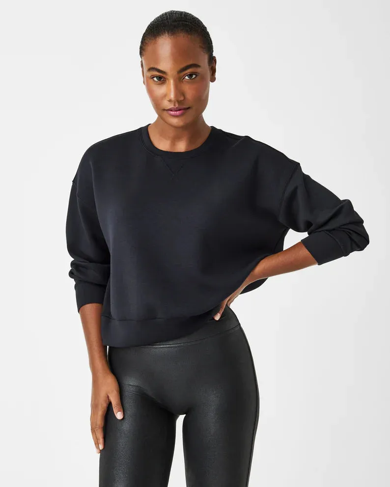 Spanx AirEssentials Black Crew