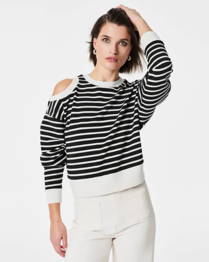 SPANX - AIRESSENTIALS COLD SHOULDER TOP