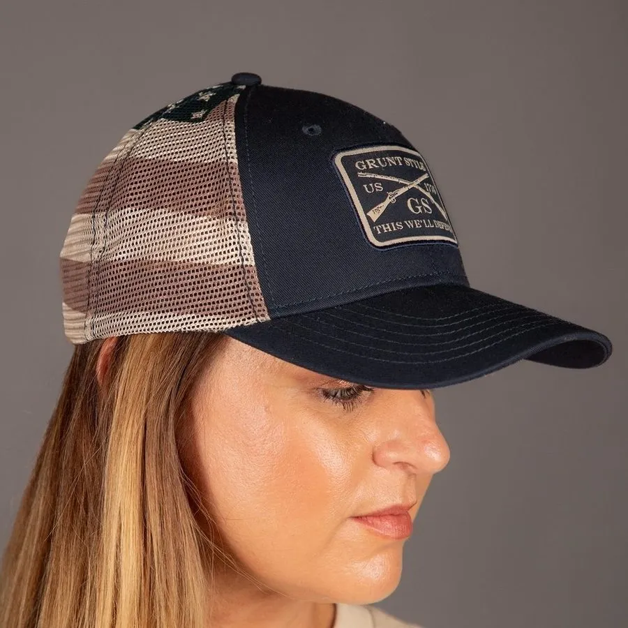 Stars and Bars Mesh Hat