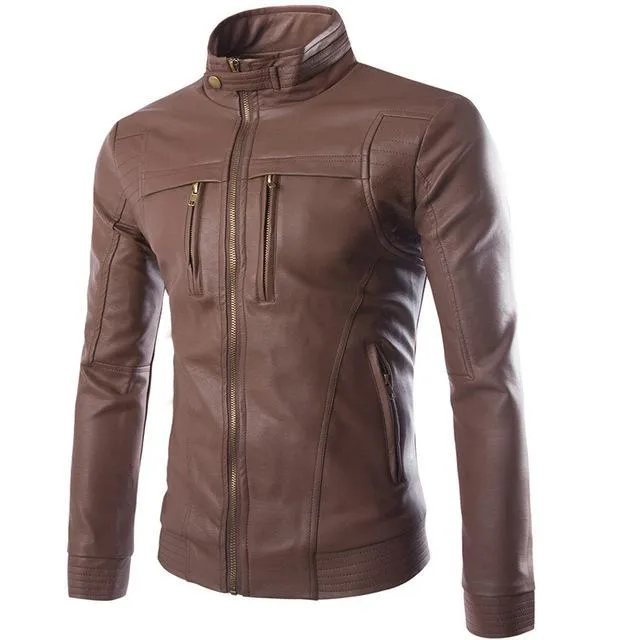 Striven Mens Leather Jacket