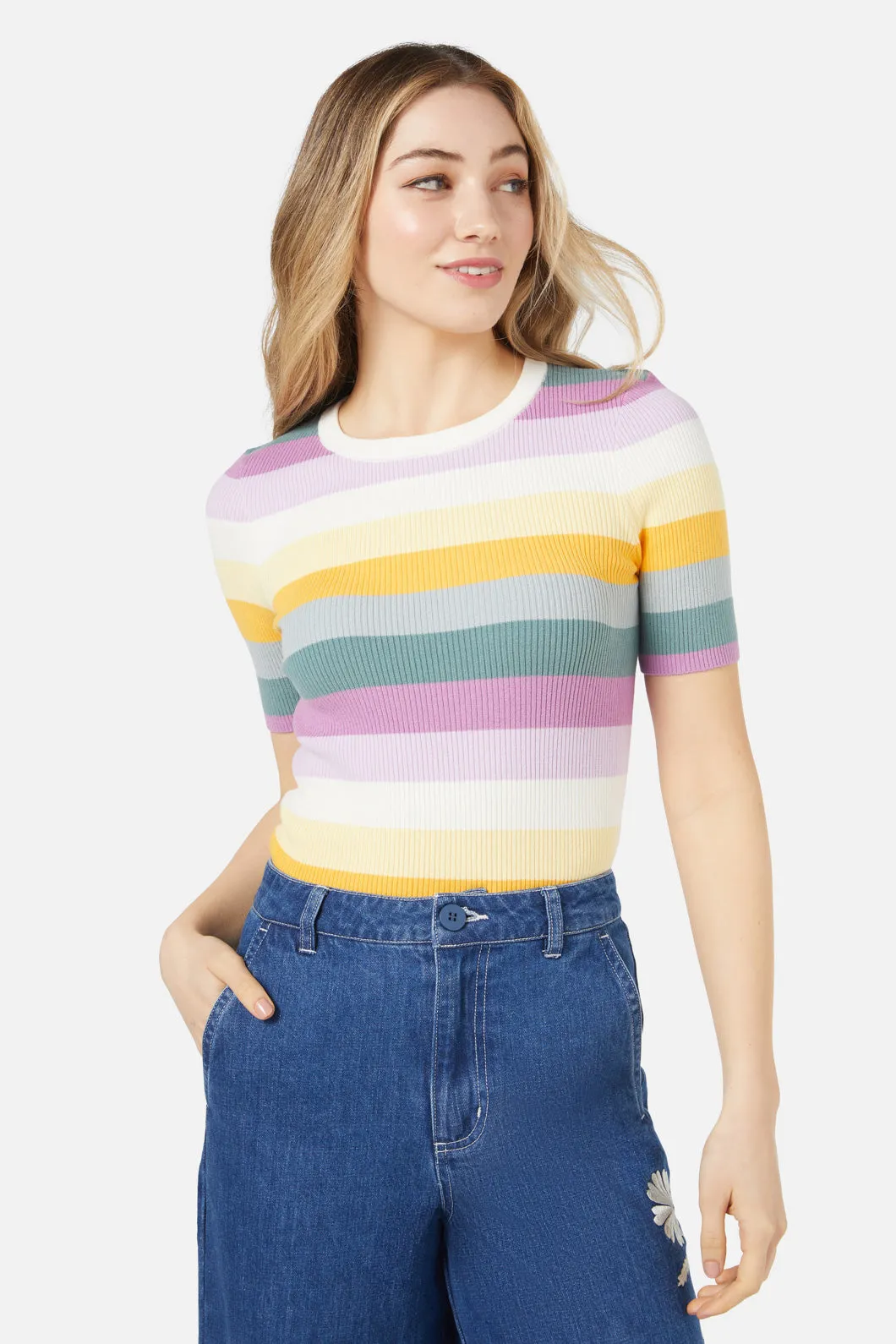 Sydney Stripe Knit Top