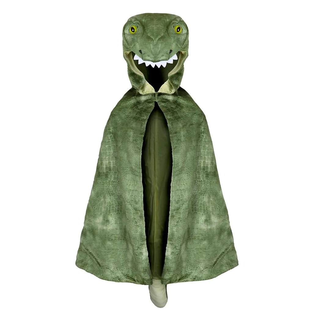 T-REX HOODED DINOSAUR CAPE TODDLER