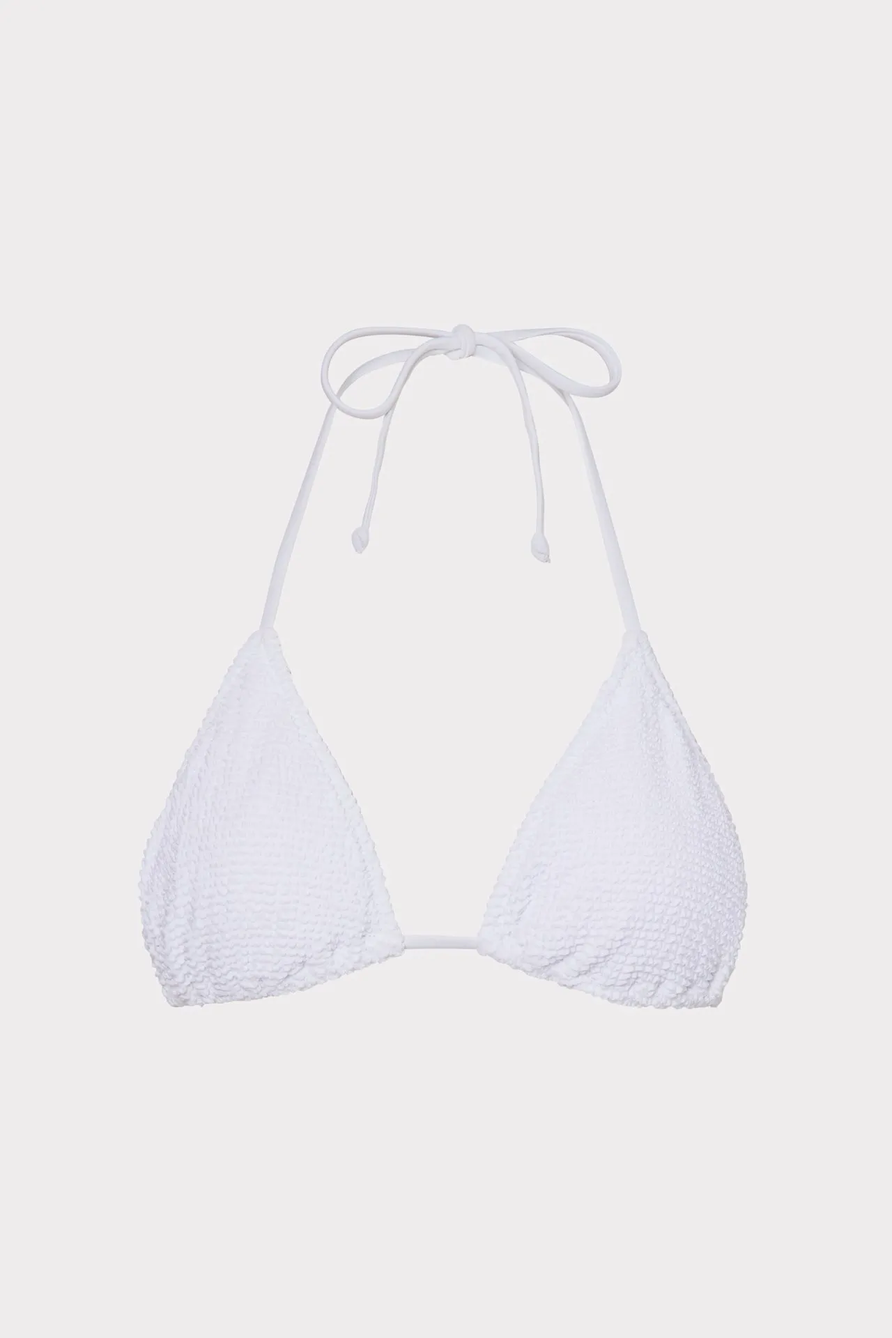 Textured Triangle Bikini Top