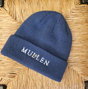 THERMAL KNIT CUFFED BEANIE NAVY