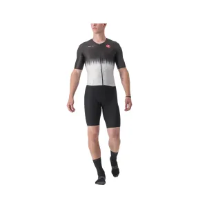 Trisuit Castelli Sanremo Ultra Speed Short Sleeve Black White