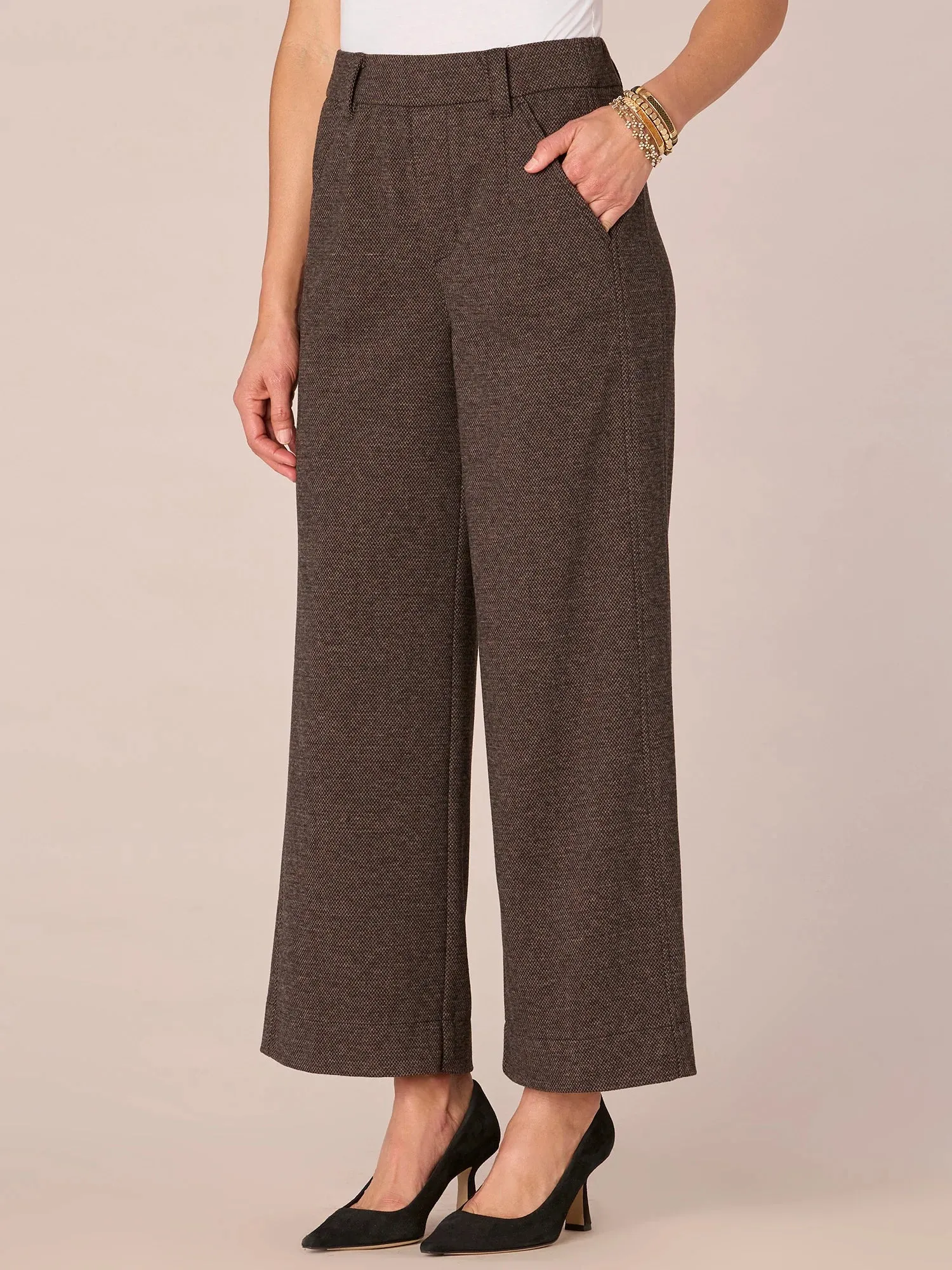 Trouser Pull-On Pant - Brown