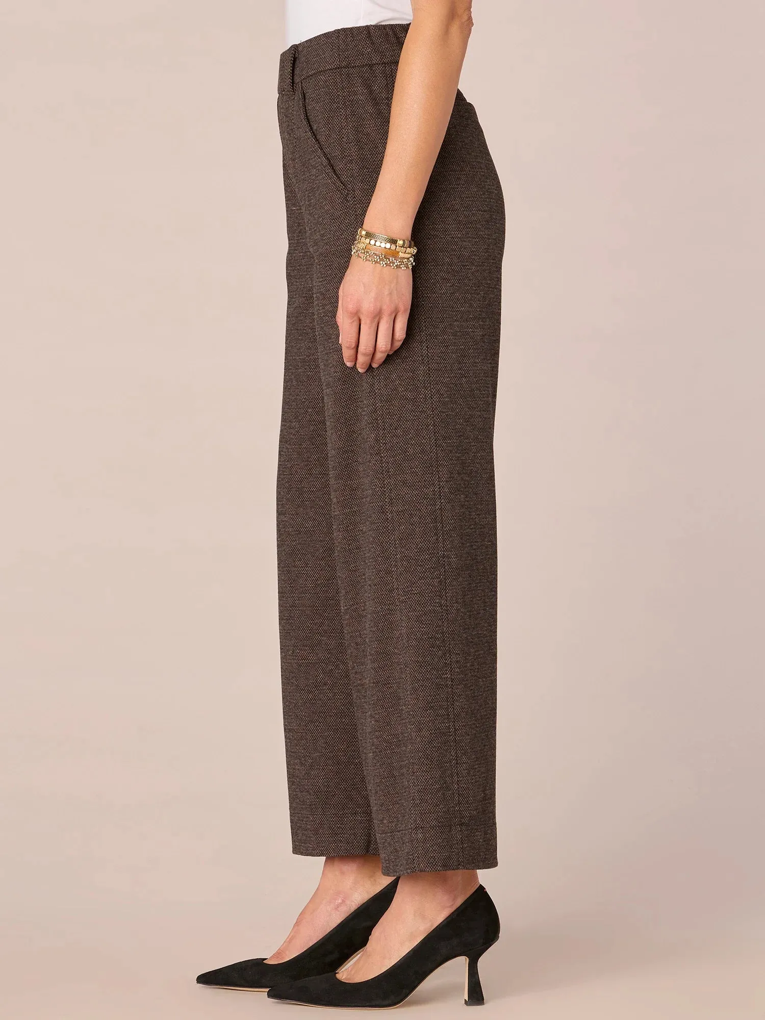 Trouser Pull-On Pant - Brown