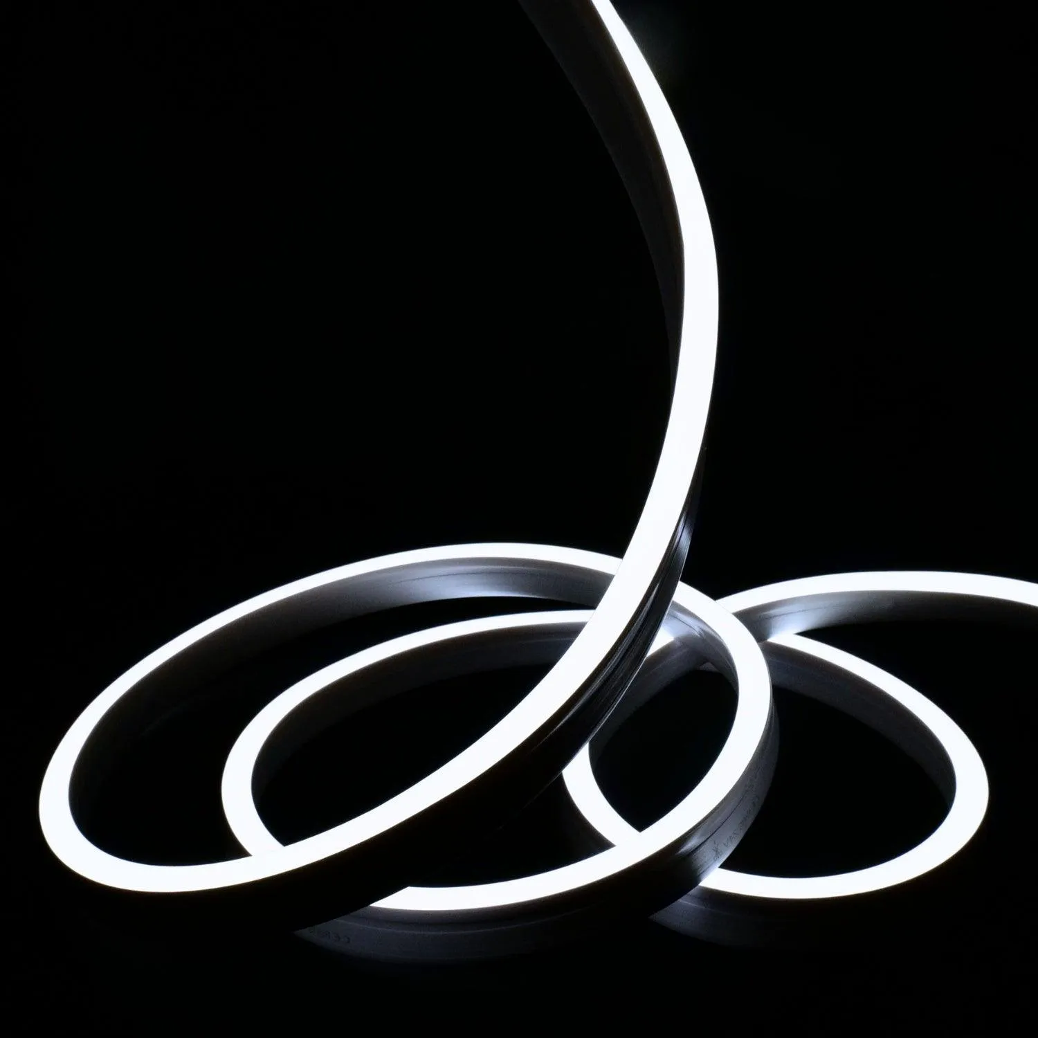 Ultra Long Cool White LED Neon Flex 48V 10x20mm IP68 Waterproof 30m