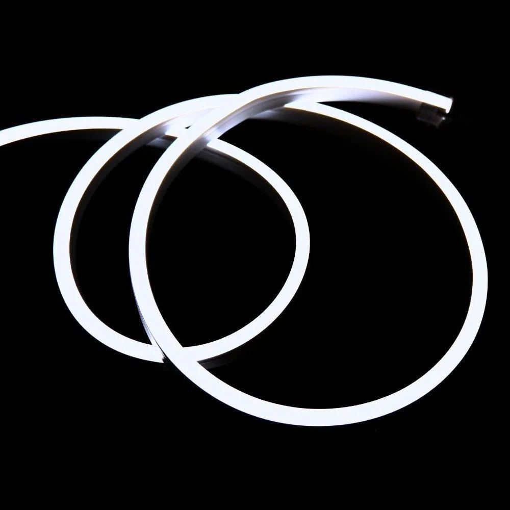 Ultra Long Cool White LED Neon Flex 48V 10x20mm IP68 Waterproof 30m