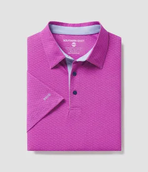 Ultra Violet Printed Polo - Ultra Violet