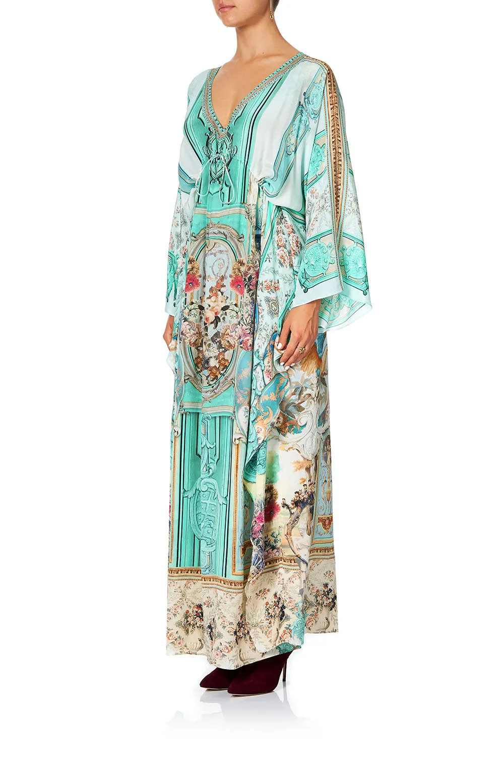 V-NECK KAFTAN WITH TIE WAIST I DREAM OF MARIE