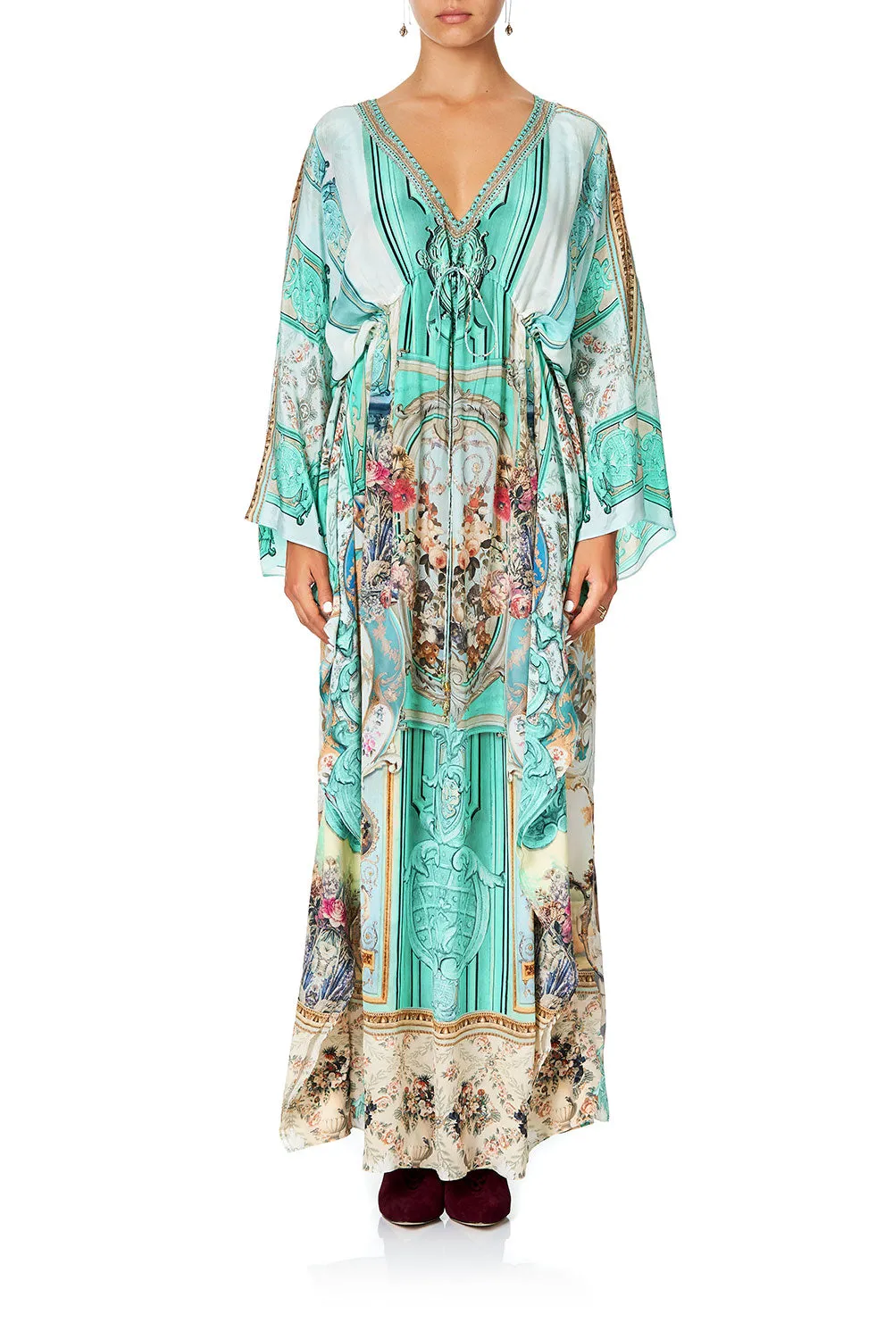 V-NECK KAFTAN WITH TIE WAIST I DREAM OF MARIE