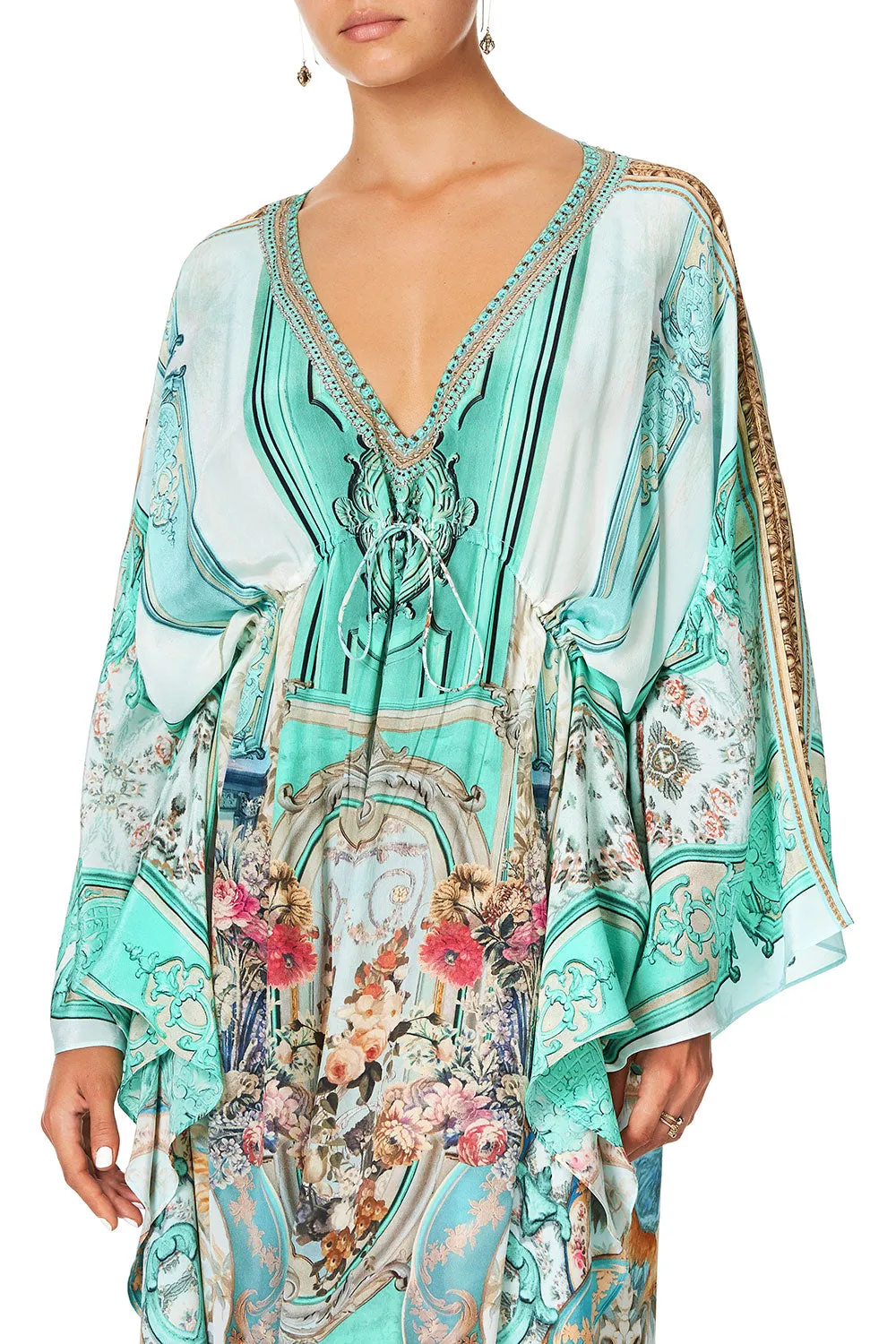 V-NECK KAFTAN WITH TIE WAIST I DREAM OF MARIE