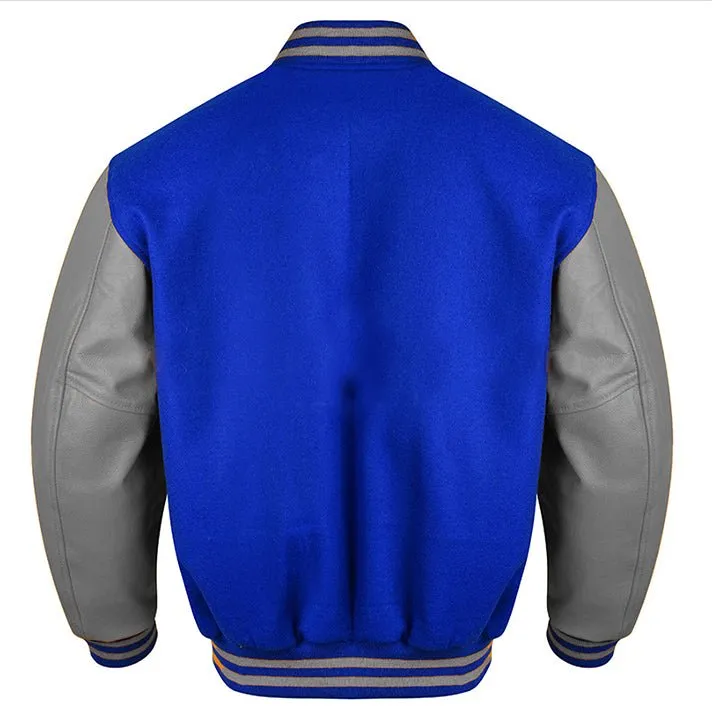 Varsity Jacket - Royal Gray