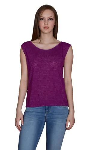 Velvet by Graham & Spencer Delia Textured Knit Round Neck Top