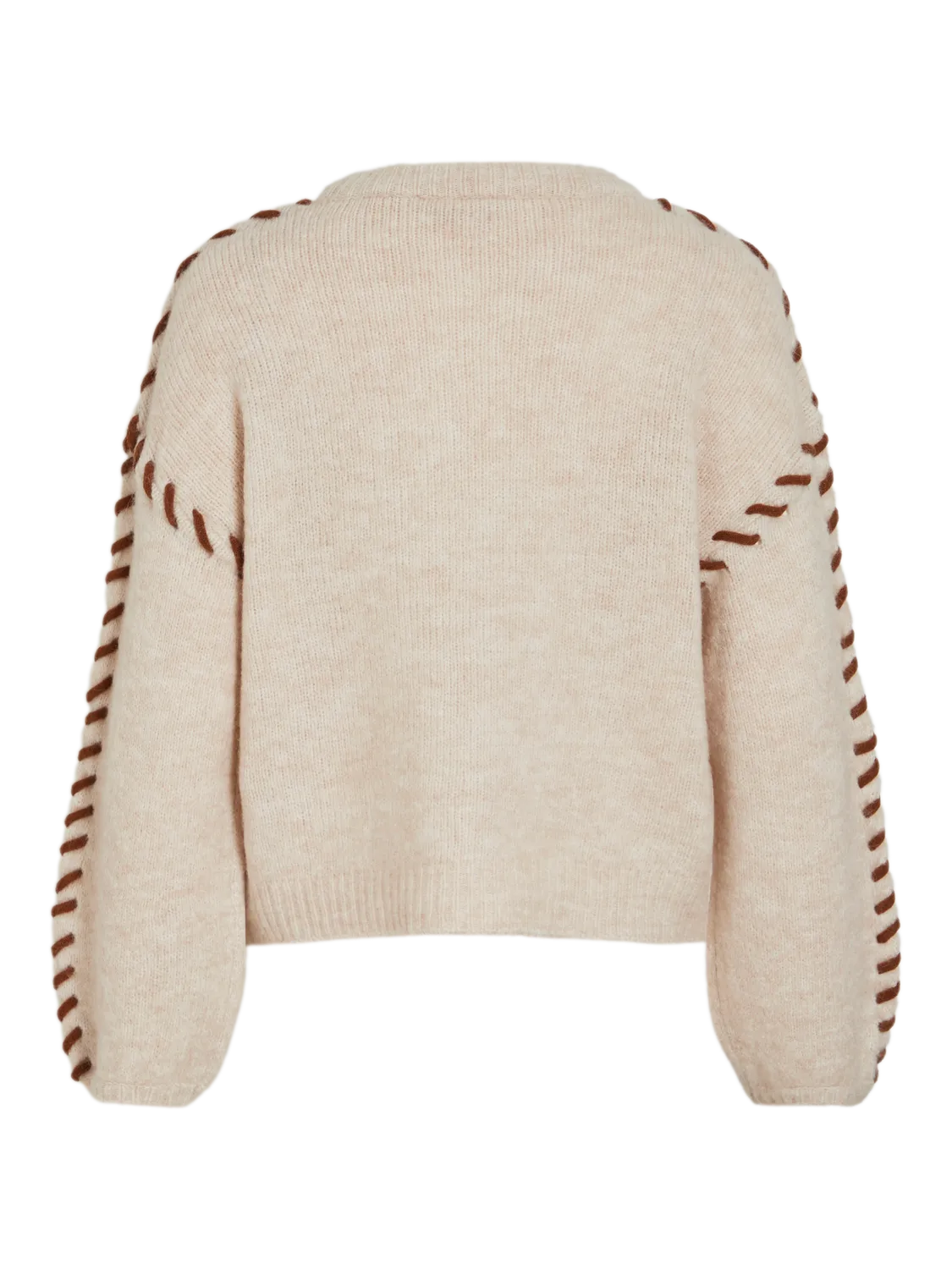 VIHADDIE Pullover - Super Light Natural Melan