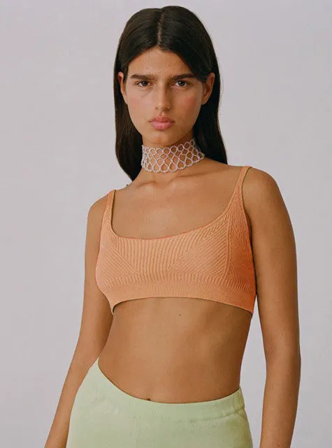 Waloma knit bra top