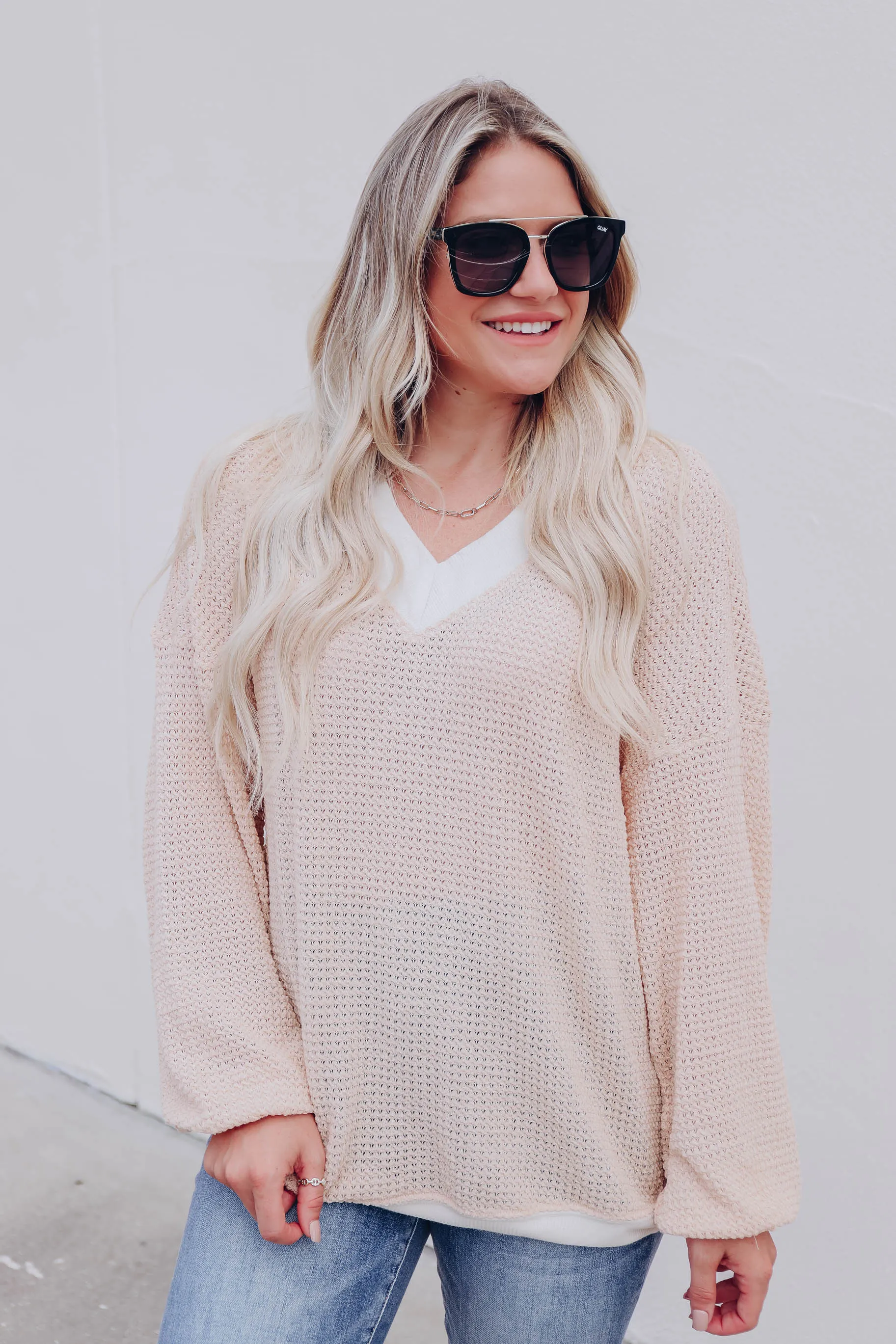 Wasilla Waffle Knit Top - Natural