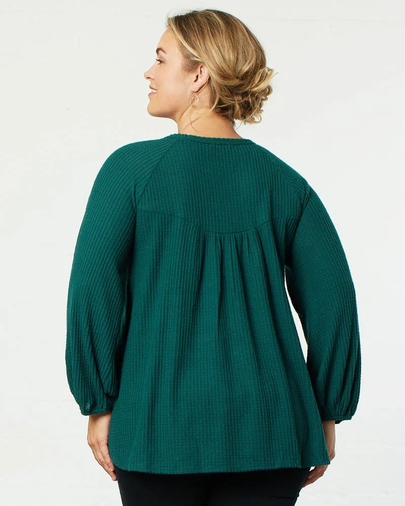 Whimsical Waffle Soft Knit Top - Final Sale!