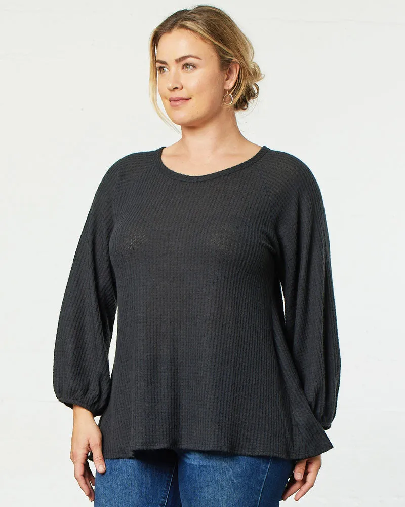 Whimsical Waffle Soft Knit Top - Final Sale!