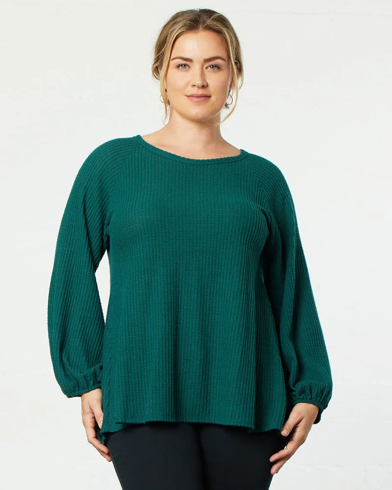 Whimsical Waffle Soft Knit Top - Final Sale!