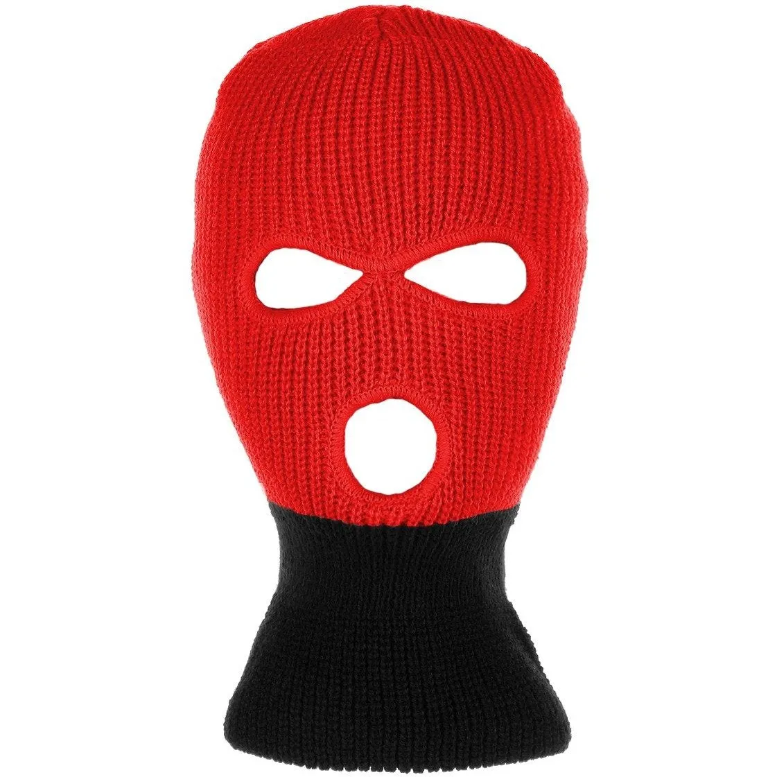 Winter Acrylic Knitted 3-Hole Ski Mask