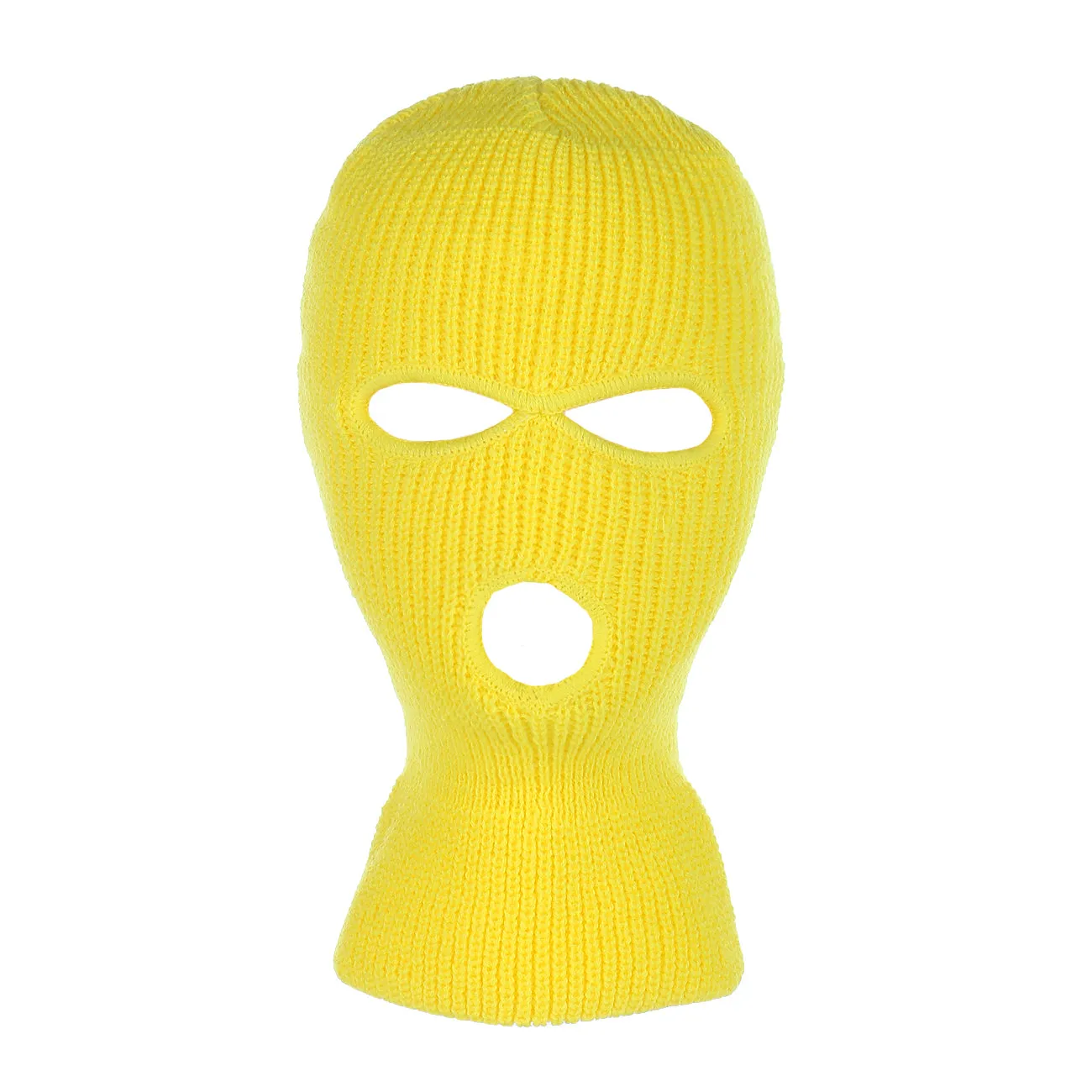 Winter Acrylic Knitted 3-Hole Ski Mask