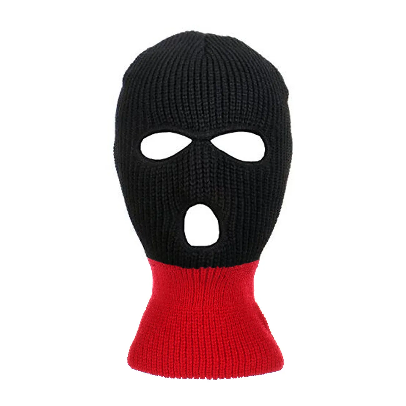 Winter Acrylic Knitted 3-Hole Ski Mask