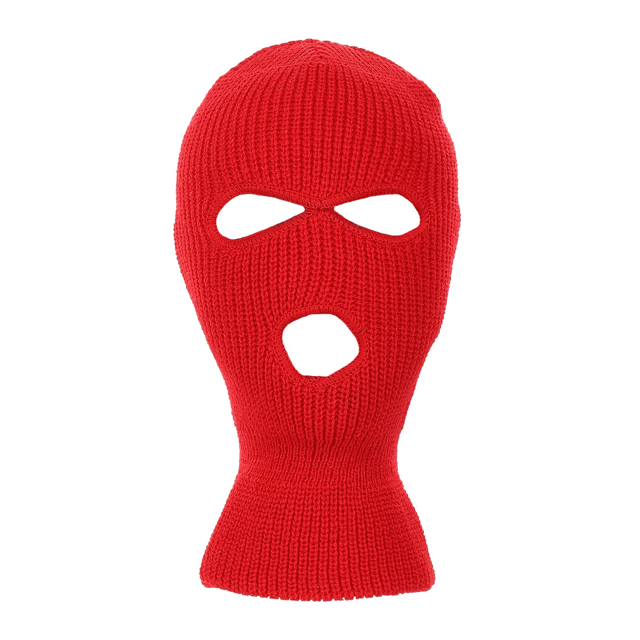 Winter Acrylic Knitted 3-Hole Ski Mask