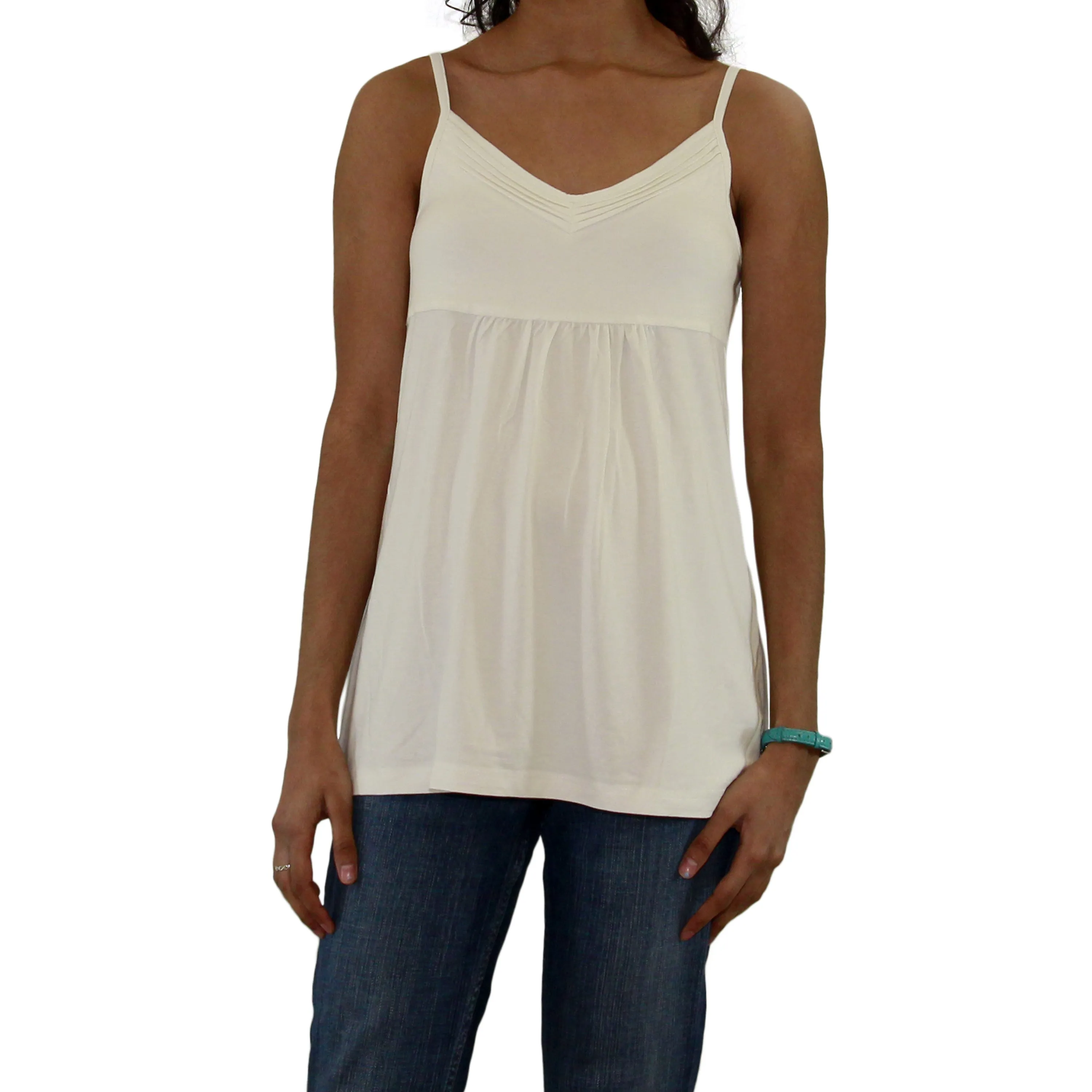 Womens Adjustable Spaghetti Strap Tank Top