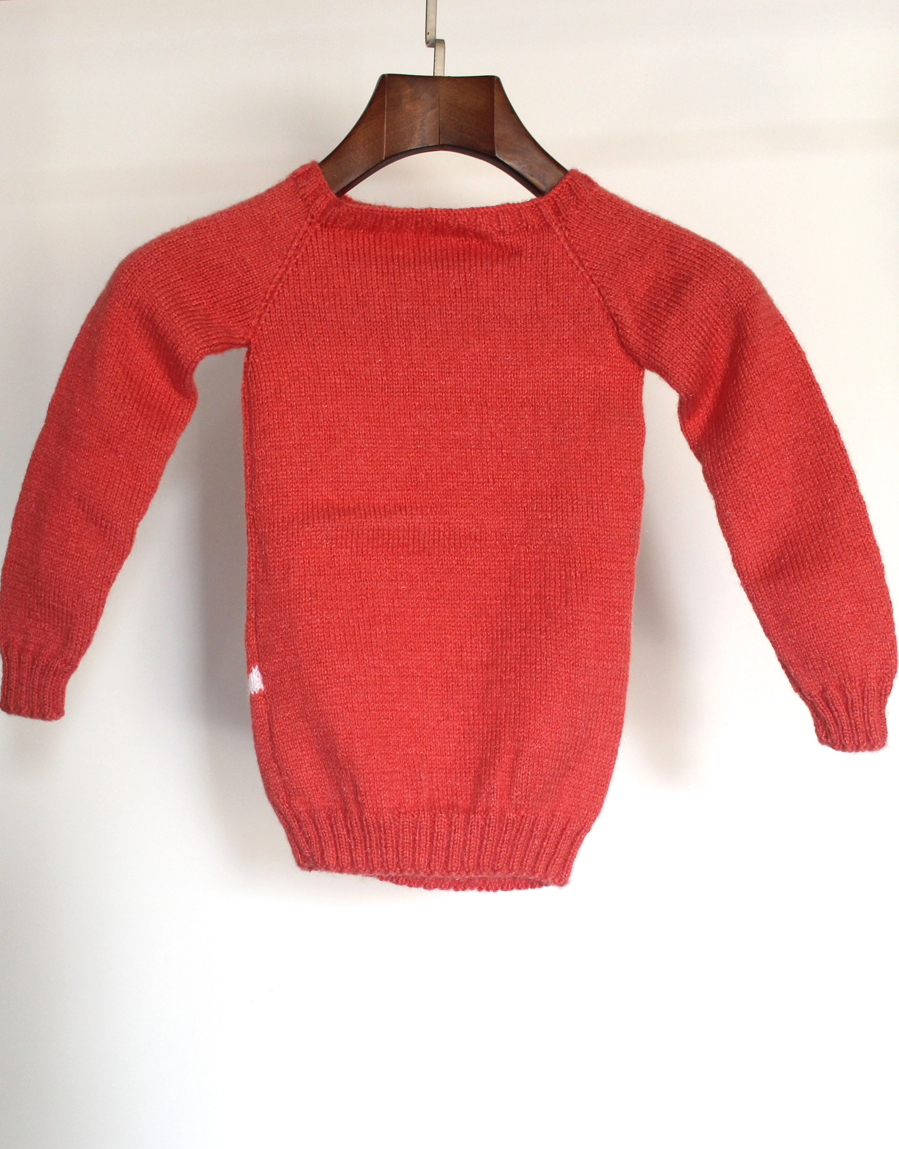 Woonie Knit Beautiful Design Graminarts Full Sleeve Handmade Baby Boy Sweater- Violet Red