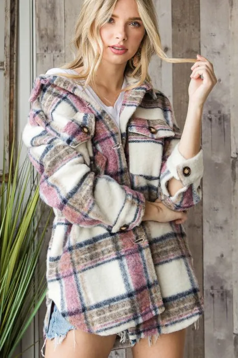 Zara Plaid Coat