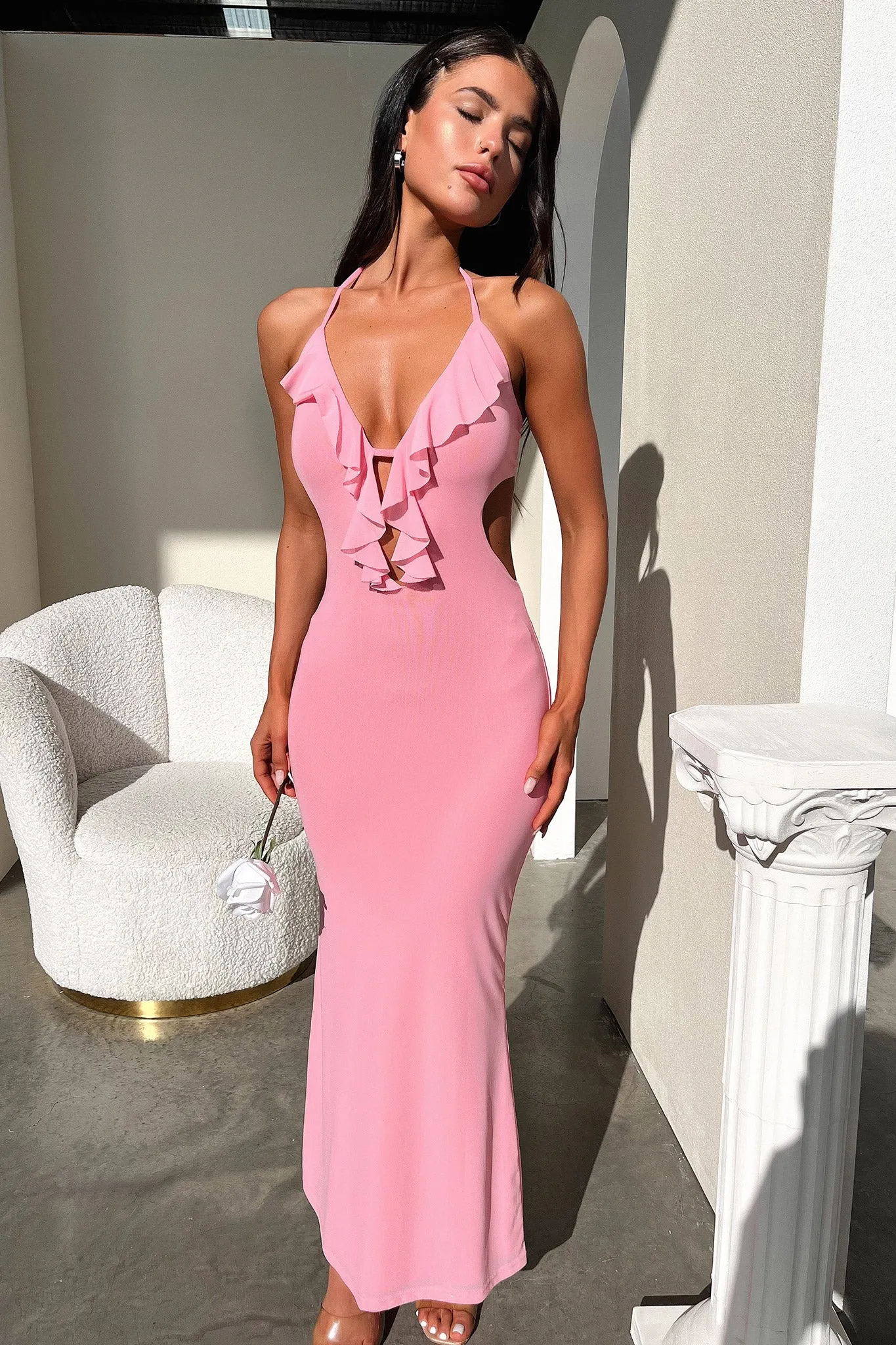 Zaric Maxi Dress - Pink