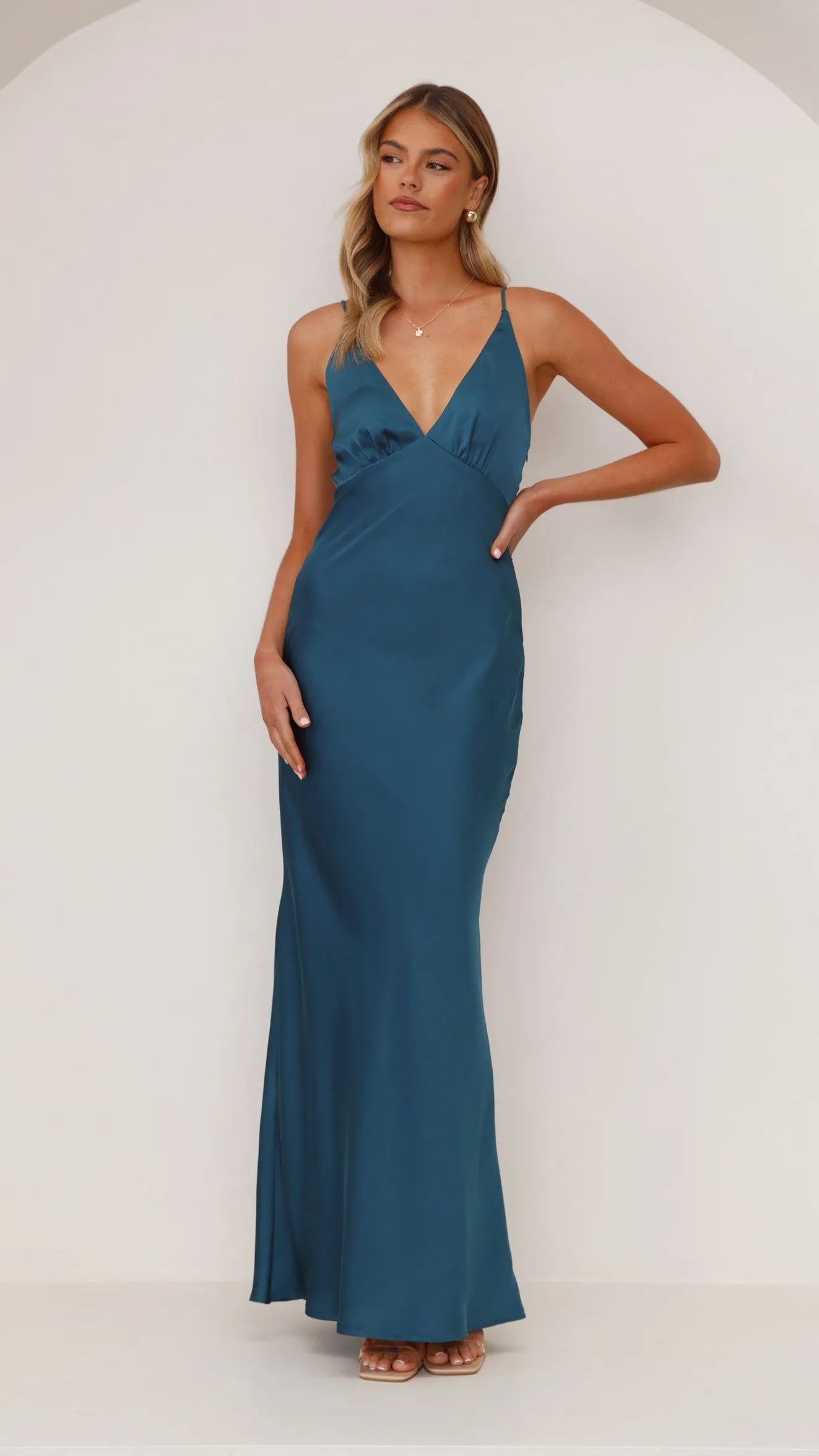 Ziah Maxi Dress - Teal