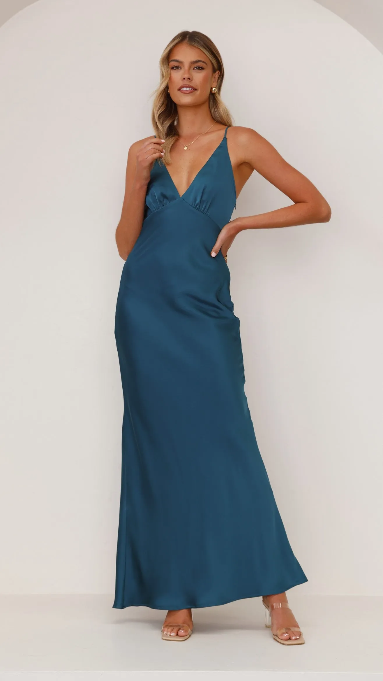 Ziah Maxi Dress - Teal