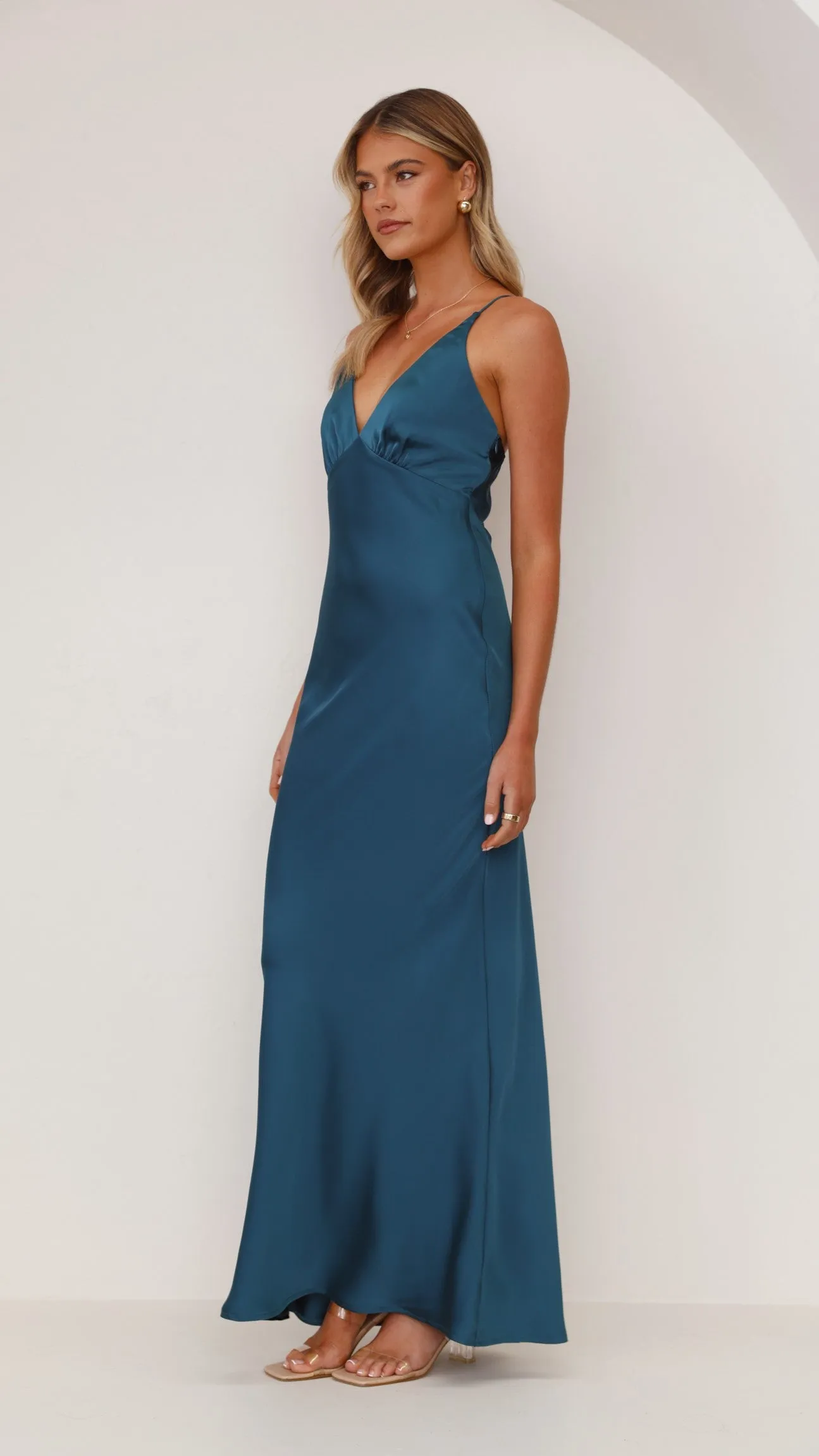 Ziah Maxi Dress - Teal